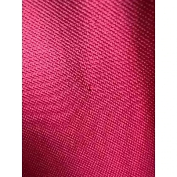 FootJoy Men's Dark Red Golf Polo Medium - Picture 6 of 9